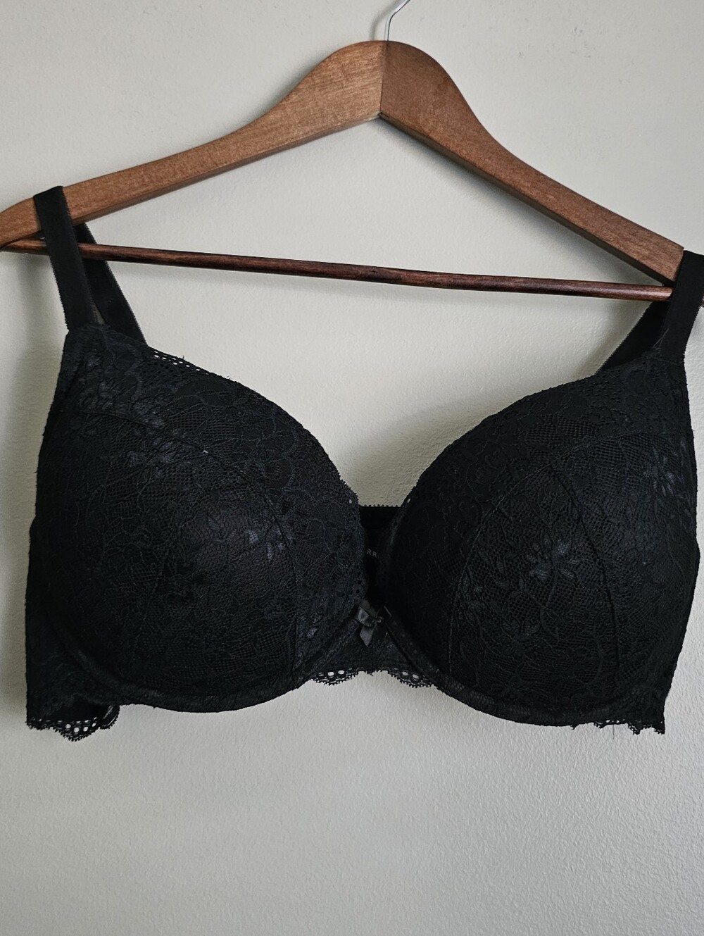 TORRID Curve Women’s Solid Black Lace Bra Plus 44C Nylon